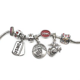 .925 Sterling Silver Charm dog tag United States Army Dog Tag Charm USA Army