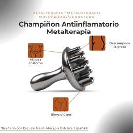 Mushroom Metabolism for Body | Mushroom Massage Metal Therapy | Professional Mushroom Anti-Cellulite Massager | Used for Cellulite, Shaping and Tightening the Body