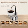 Uncoated 1 Cup Single Tube Moka Pot 304 Thickened Stainless