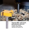 Spoilboard Surfacing Router Bit Set 4 Flute Rabbet Slot Flattening