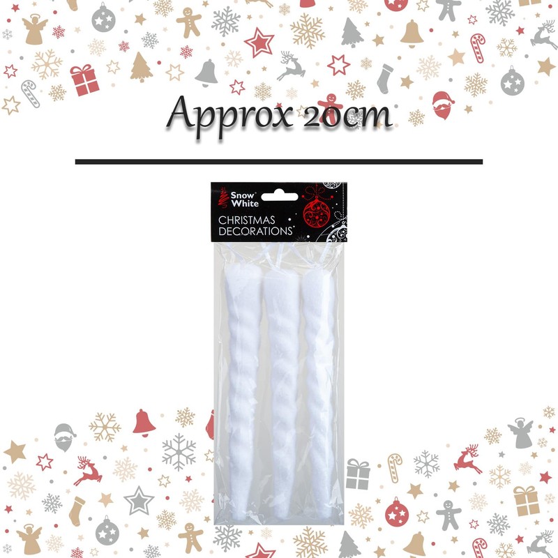 VFM e-Store - Icicle Decorations Christmas Hanging Decoration X 3