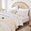 JANZAA Quilt Bedding Set Boho for All Season, 3 PCS