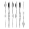 sourcing map 6 Pcs Stainless Steel Crab Forks 6.5 Inch