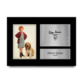 HWC Trading A4 Aileen Quinn Annie Gifts Printed Signed Autograph Picture for Movie Memorabilia Fans