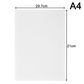 Watercolour Paper A4, 30 Sheets, 300 g/m2, White Watercolour Pad with Rough Surface, pH Neutral Watercolour Paper Pad, 100% Cotton, Acid Free Paper for Watercolour Painting Drawing and Hand Lettering, 30 sheets