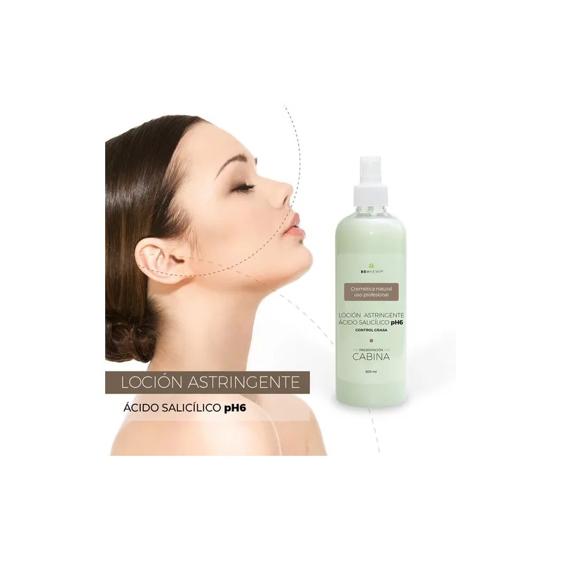 Loción Astringente Antiacné Control Grasa 500 Ml Beohemp Momento de