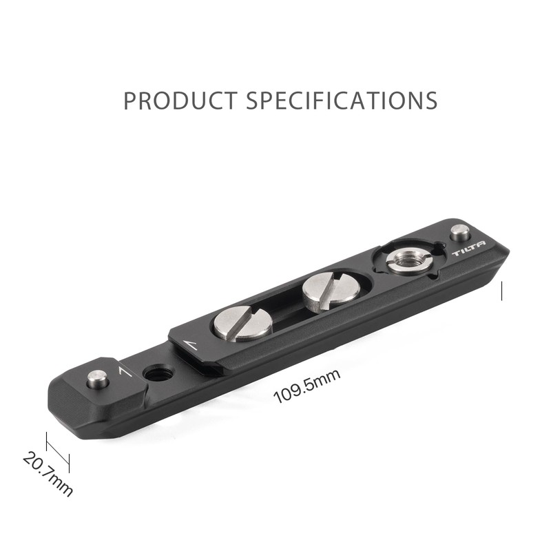Tilta Multifunctional NATO Mounting Plate with NATO Rail, Cold Shoe