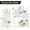 Ketofa 2P 63A 110V Automatic Transfer Switch, Uninterruptible Power, White