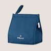 Pelli Big Break Canvas Insulated Lunch Bag, Charcoal Grey