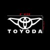 Toyoda Yoda Sticker Decal Notebook Car Laptop 8" (White)
