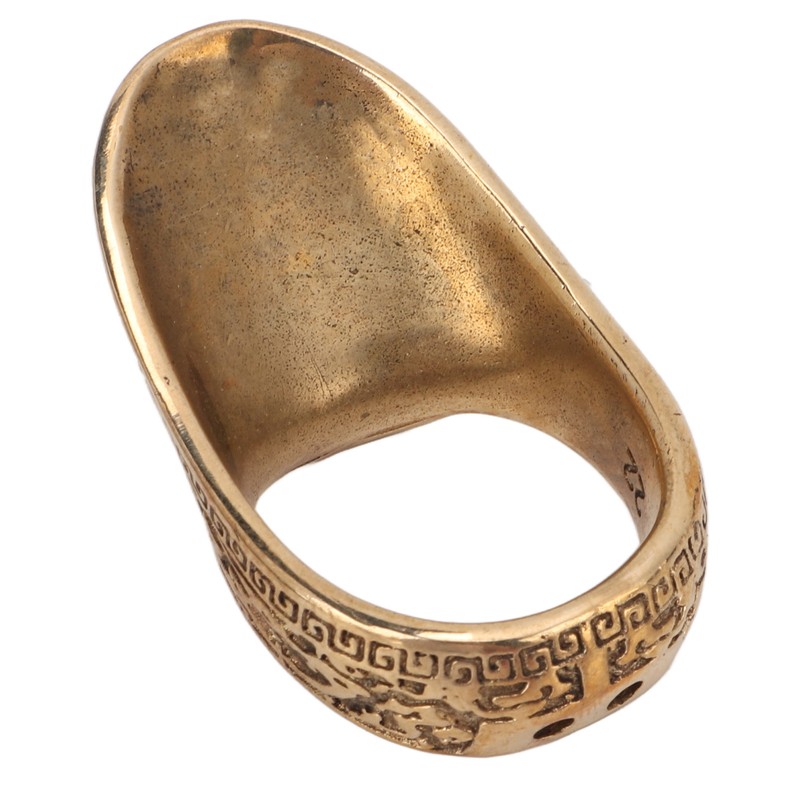 Archery Thumb Ring Universal Archery Shooting Metal Brass Finger Guard
