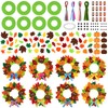 Homgaty Autumn Wreath Making Kit, 8 Pack DIY Fall Craft