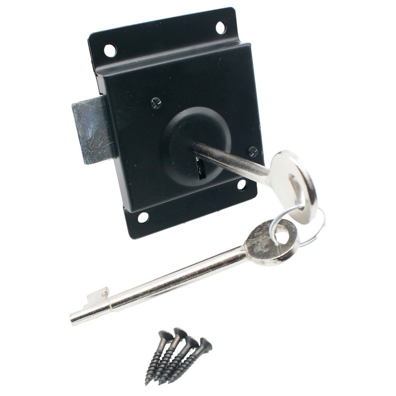 Rim Surface Lock Black 4 x 3" Press Lock Pattern