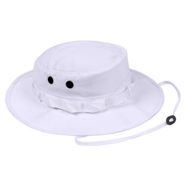Rothco Boonie Hat - Defensa Solar definitiva para Aventuras al Aire última intervensión - Blanco - 7.25