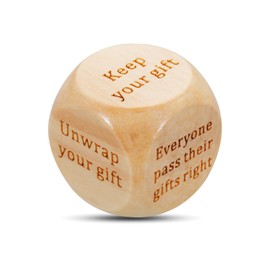 Santa Swap Gift Exchange Dice Stocking Stuffers for Women Men Christmas Party Gifts for Family Party Team Building Office Gifts Ice Breaking Dice White Elephant Gifts for Adults