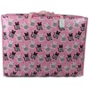 The Pescara Collection Pink Cats print Extra Large Storage Bag