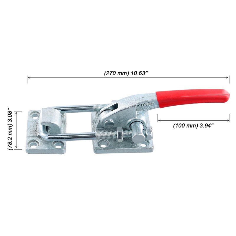 MOUYAT 2 Pack Heavy Duty Toggle Clamp, 7480Lbs Capacity Pull