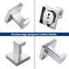Delarkusi Towel Hooks for Bathrooms, Polished Chrome Towel Hook for