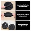 Zhenghebuy 4 Pairs 55mm Ear Pads,Headphone Earpad Covers,Ear Cushions Foam,Ear