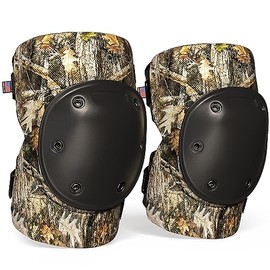 Paclord PRO Tactical Style Multi-Level Protection Knee Pads, Small Size, True Timber, 1 Pair - Hard Cap & Adjustable Grip for Free Movement - All Day Comfort, Made in USA