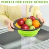 Silicone Collapsible Colander - Small Collapsible Colander for Camping -