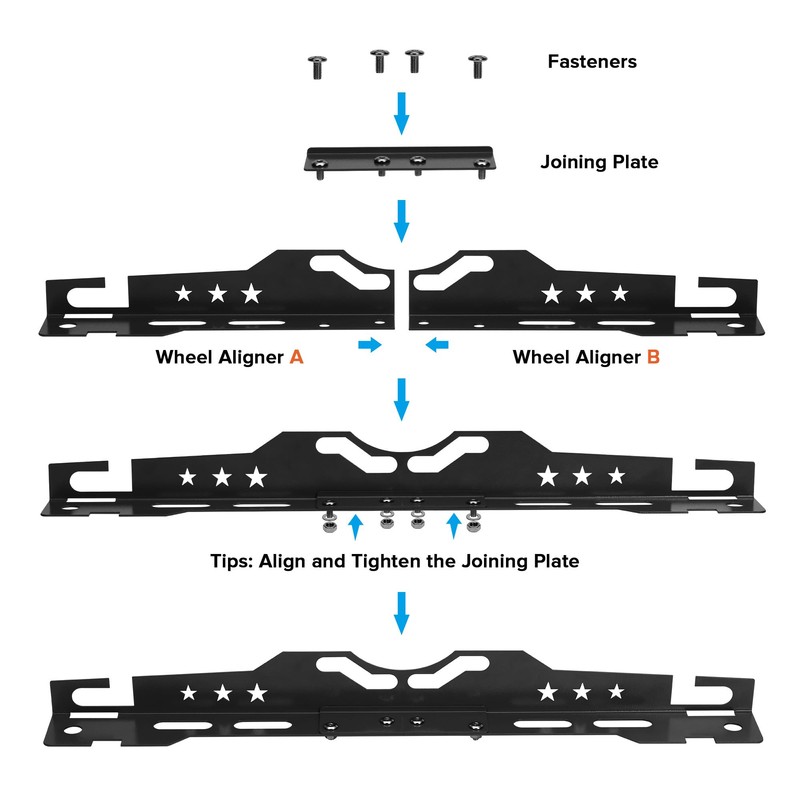 mocsenber Wheel Alignment Tool with 2 Measuring Tapes, Automotive Tools