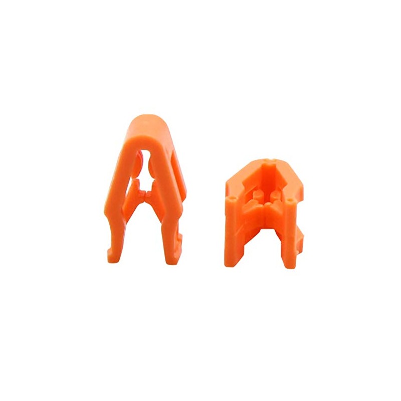sourcing map 20 pcs. Orange Car Console Mount Dashboard Shapes