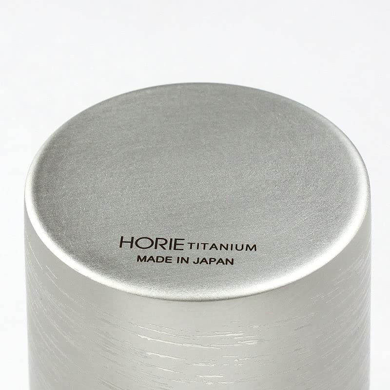 Horie Titanium Double Tumbler Birch Premium Silver