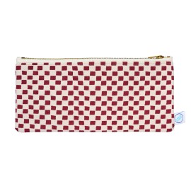 Jamie TD School Pencil Case Zipper Closure PVC PU Plastic Canvas Cotton Material for Gift UseColor: armygreen