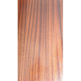 Sapele Ribbon Mahogany Wood Veneer edgebanding 2" x 120" preglued Adhesive (2")
