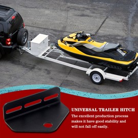 Trailer Hitch Mounting Bracket | Trailer Hitch Adapter Bracket Receiver | Trailer Hitch Adapter Receiver Hitch, Turn Mower Trailer Hitch for Lawn Mower, Trailer