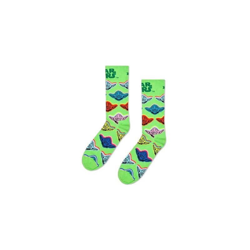 Happy Socks Star Wars™ Yoda Socks, Green