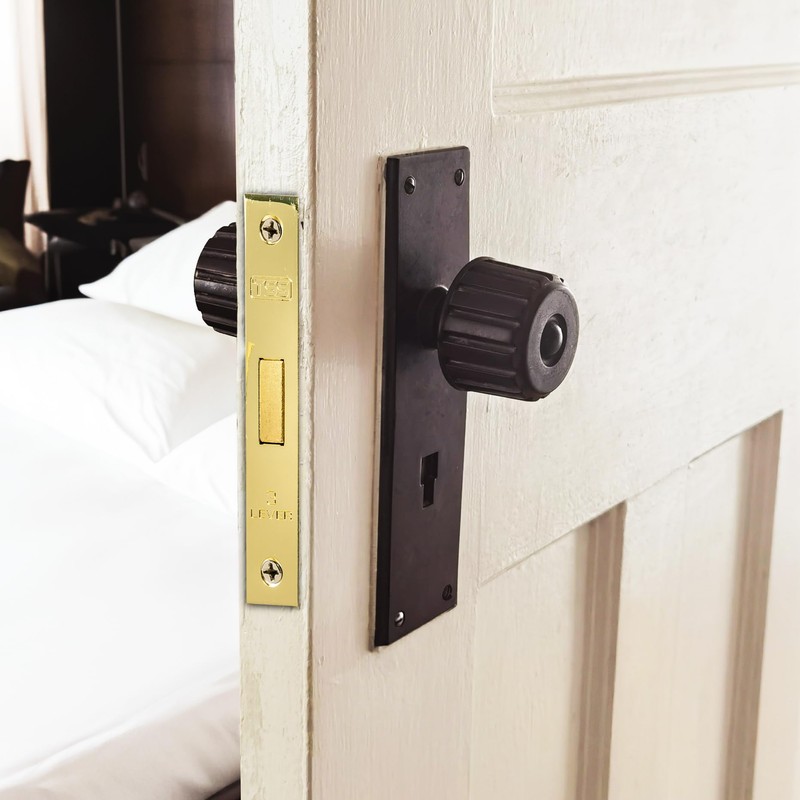 TSS 3 Lever Mortice Lock 79mm PB