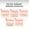 Newliky PCL Threads For Face Lift, Mono Threads Long-Lasting Skin