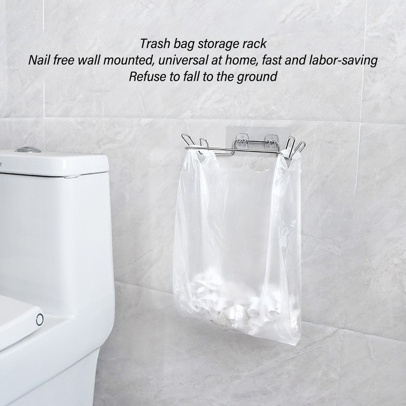 2 Sets Trash Bag Holder Elegant Stylish Strong Load Bearing