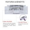 Brightfour T Tap Wire Connectors 3 Wires 12 Pack, Transparent