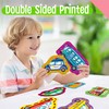 9 Pieces Kids Lacing Cards, Double Sided Sewing Cards in