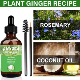 3 Packs Reine natürliche ätherische Rosmarinöle, Haarwuchs-Kopfhautöl für trockenes, strapaziertes Haar, Behandlung von Haarausfall, nährt die Kopfhaut, beseitigt juckende und trockene Kopfhaut