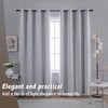 Anytime Home Curtains Blackout and Sheer Layered Solid Window Curtain
