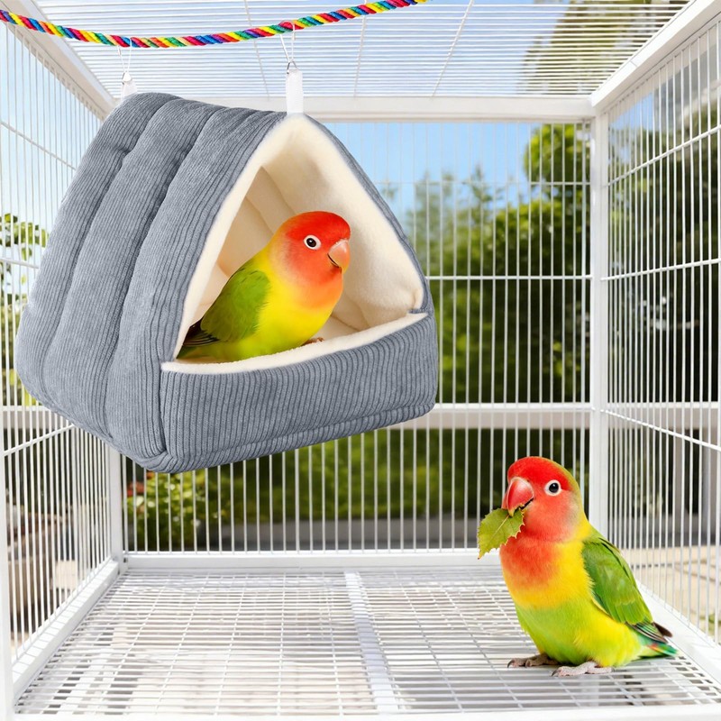 Hoopttay Small Winter Warm Bird Bed for Cage with Soft