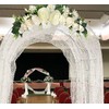 婚礼の儀式装飾 人工スワッグ OrgMemory 造花 70cm 1本 結婚式リース 壁飾り花 飾りドアデコレーション 家テーブル