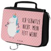 Parent-New Mr. & Mrs. Panda Unicorn Fitness Toiletry Bag, red,