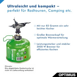 Optimus gas stove Crux 2016 camping stove