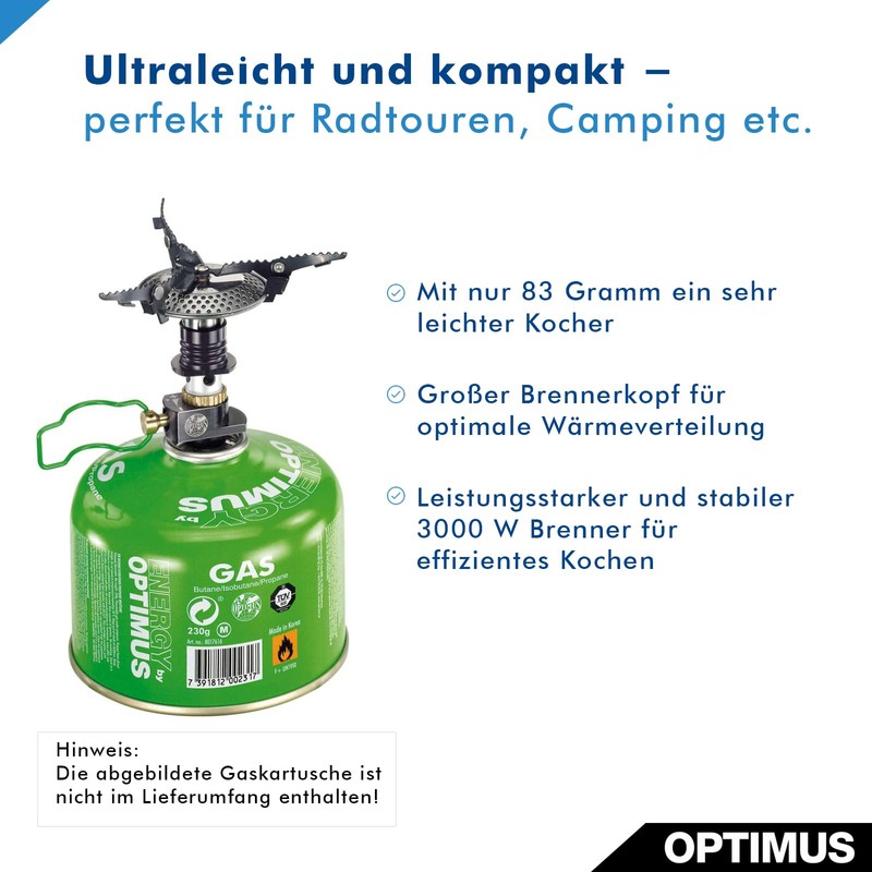 Optimus gas stove Crux 2016 camping stove