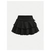 SHENHE Girl's High Waisted Mini Tiered Skirts Ruffled Lettuce Trim