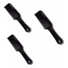 Globusman Peine De Carbón Flat Top Cerdas Onduladas 3 Pzs