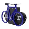 Vintage Flip Desk Clock Bike Shape Retro Mechanical Battery Powered