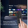 Replacement Remote Control for All Hisense 4K LED HD UHD