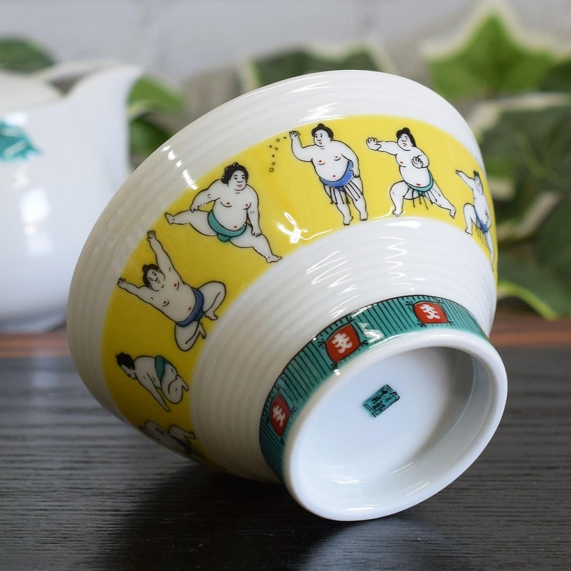 Respect for the Aged Day, Kutani Ware Rice Bowl, Sumo