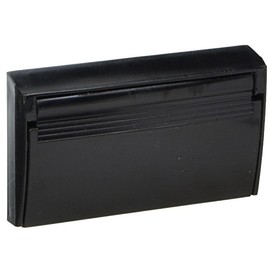 Legrand Pass & Seymour 3726SCWH Thermoplastic Weatherproof Outdoor Horizontal Self Closing Cover, 1 Gang, Decorator or GFCI Outlet, Black with Black Gasket (1 Count)